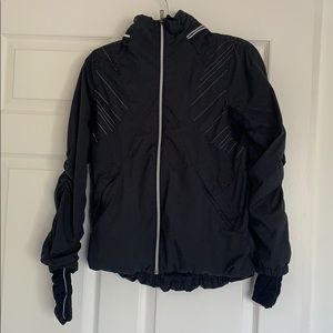 Lululemon Jacket w/ thumb, ruffle, & reflective